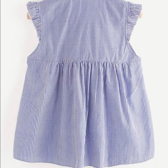 Shein Boho Pom Pom Tie Festive Seersucker Blouse - Picture 12 of 16